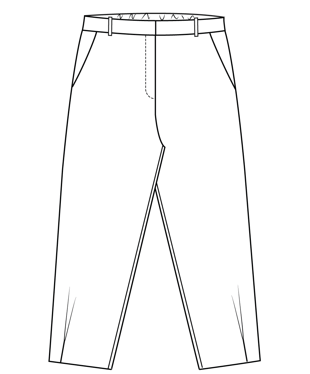 Cropped pants